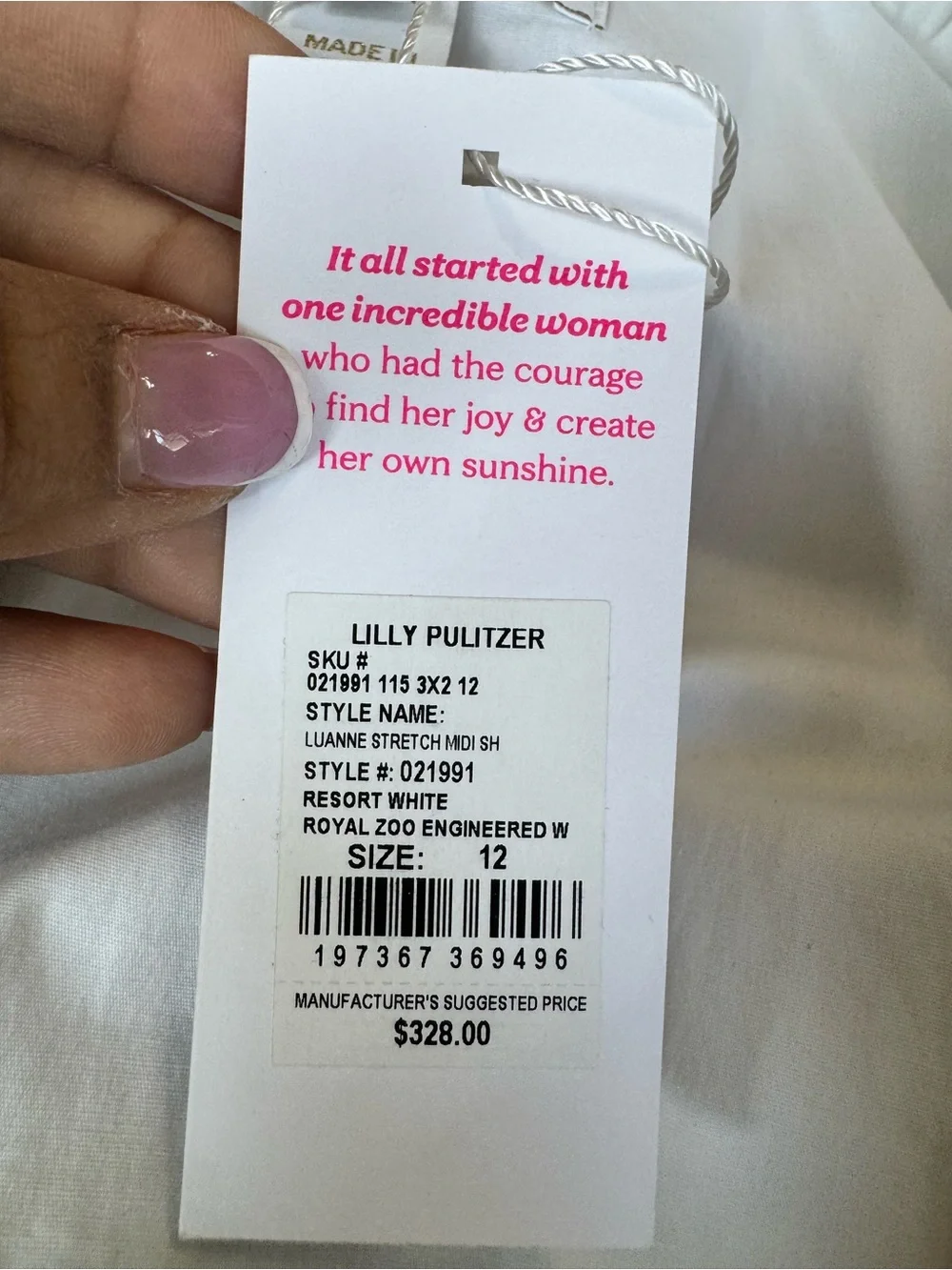 NWT Lilly Pulitzer Luanne Stretch Midi Shirt Dress Royal Zoo Size 12 $328 - Picture 9 of 10